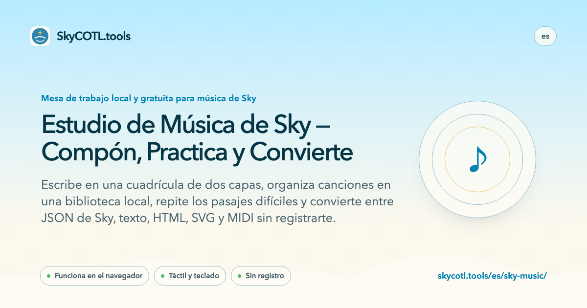 Vista previa para compartir esta página de SkyCOTL.tools