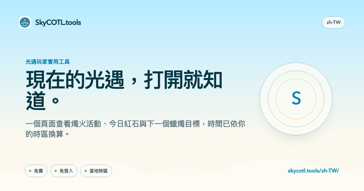 SkyCOTL.tools 頁面分享預覽圖