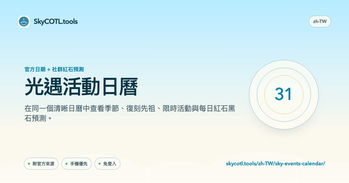 SkyCOTL.tools 頁面分享預覽圖